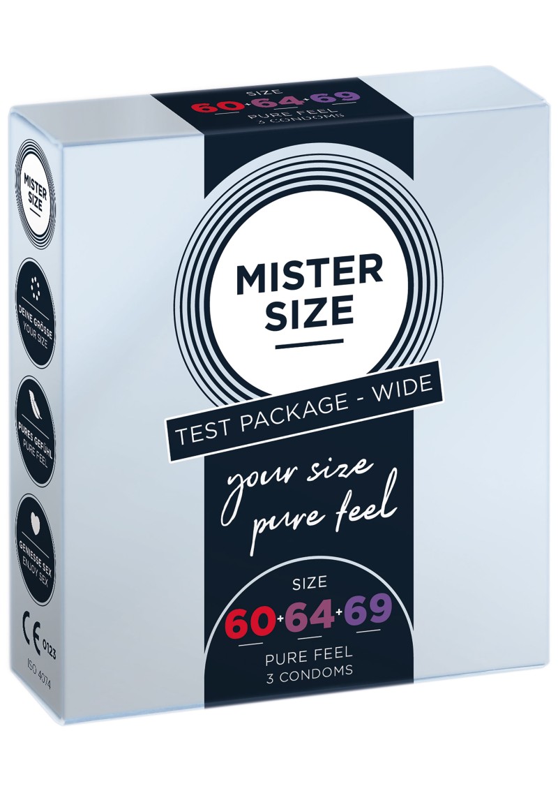 MISTER SIZE - pure feel 60mm, 64mm, 69mm - 3  pz