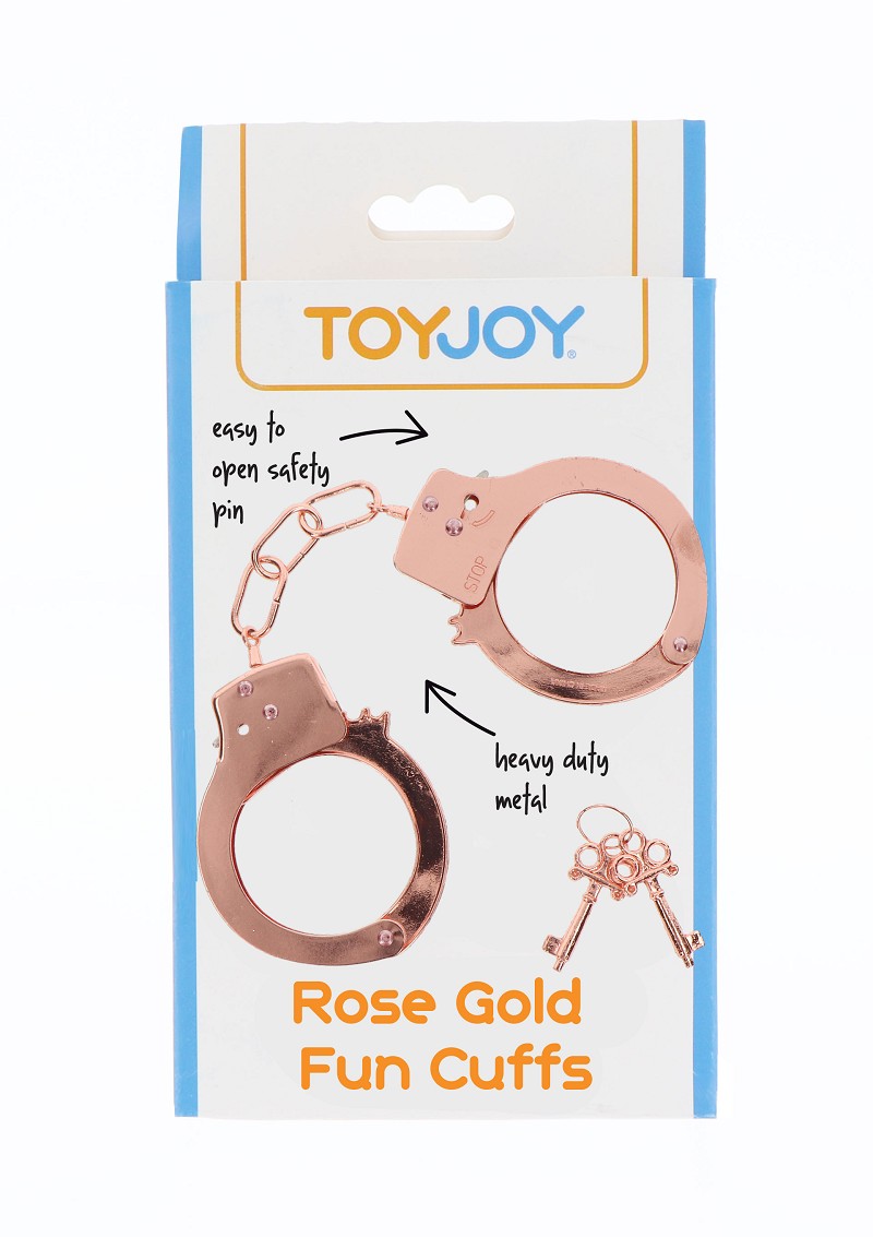 Manette in metallo oro rosa ToyJoy Classics