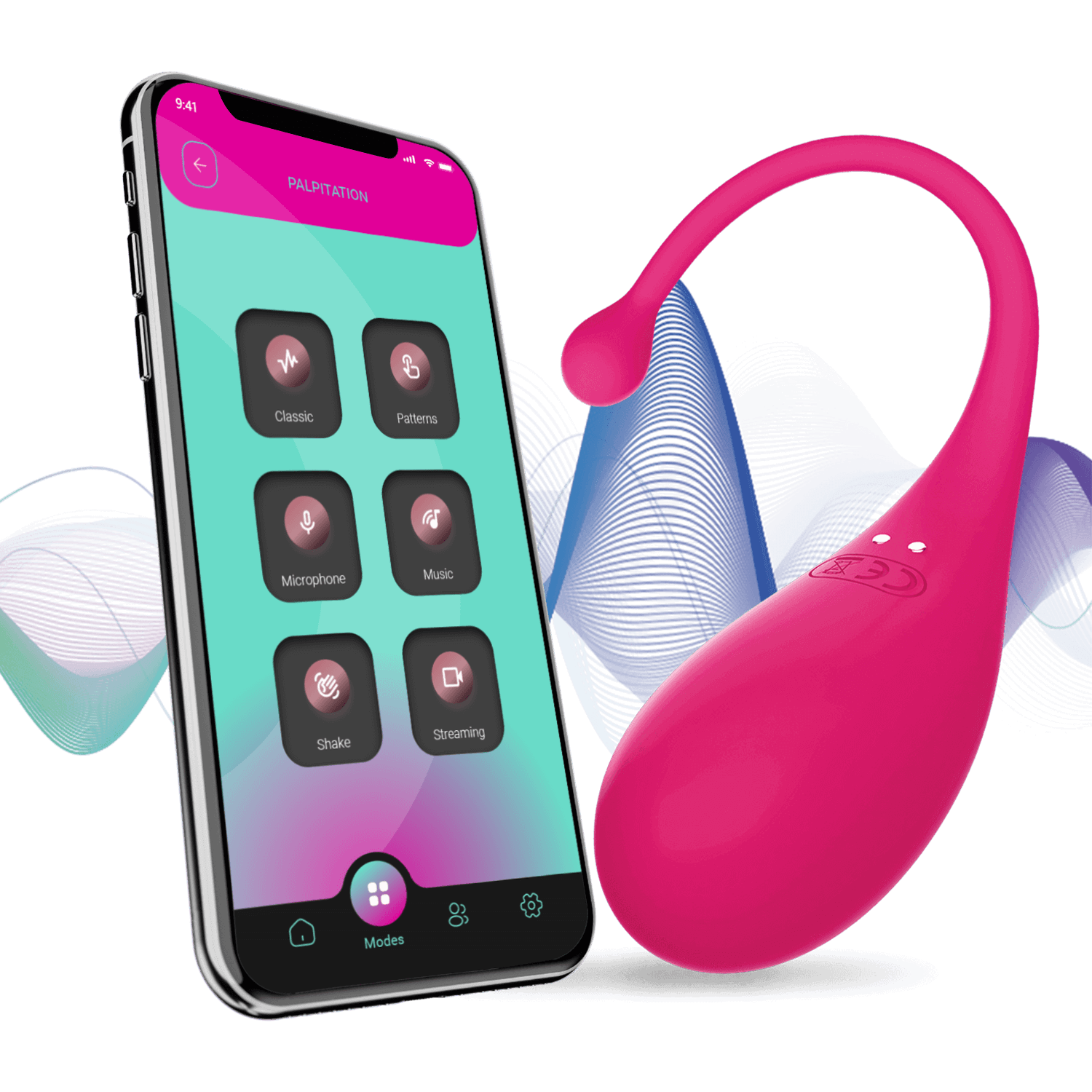 OVETTO VIBRANTE CON APP PALPITATION