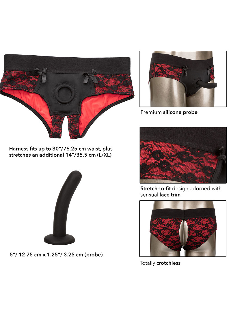 Mutandine aperte per il PEGGING - Pegging Panty Set L/XL