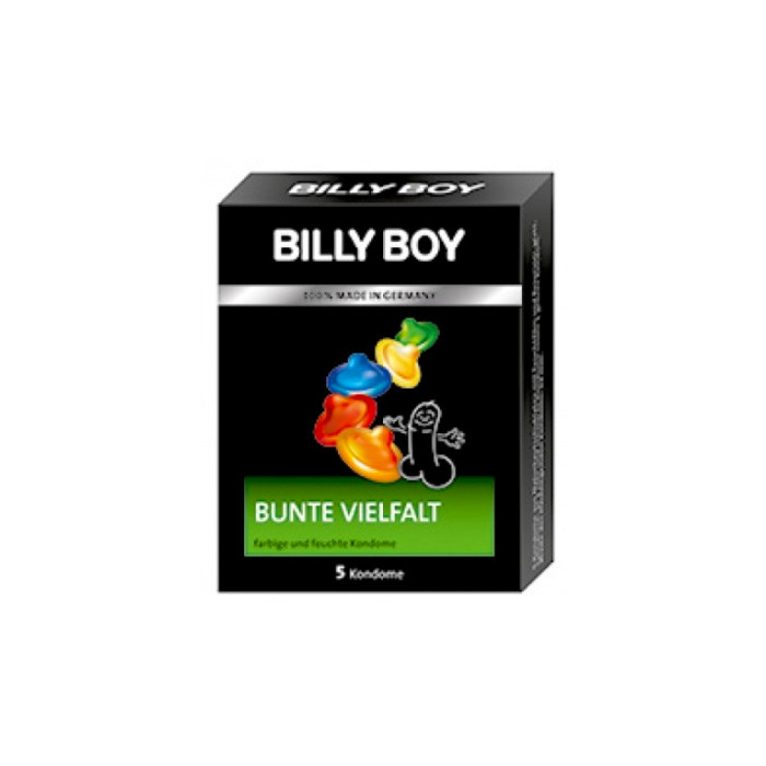 Billy Boy colorato, lubrificato, 5 pezzi