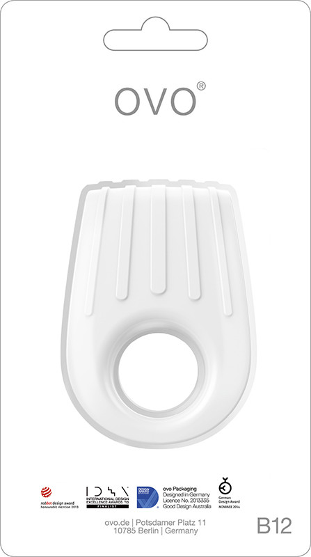 ANELLO FALLICO VIBRANTE DOPPIO OVO B12